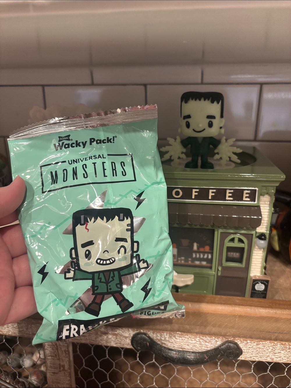 Universal Monsters Wacky Pack sealed Frakenstein